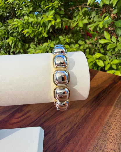 Pulsera Cuadro Plata