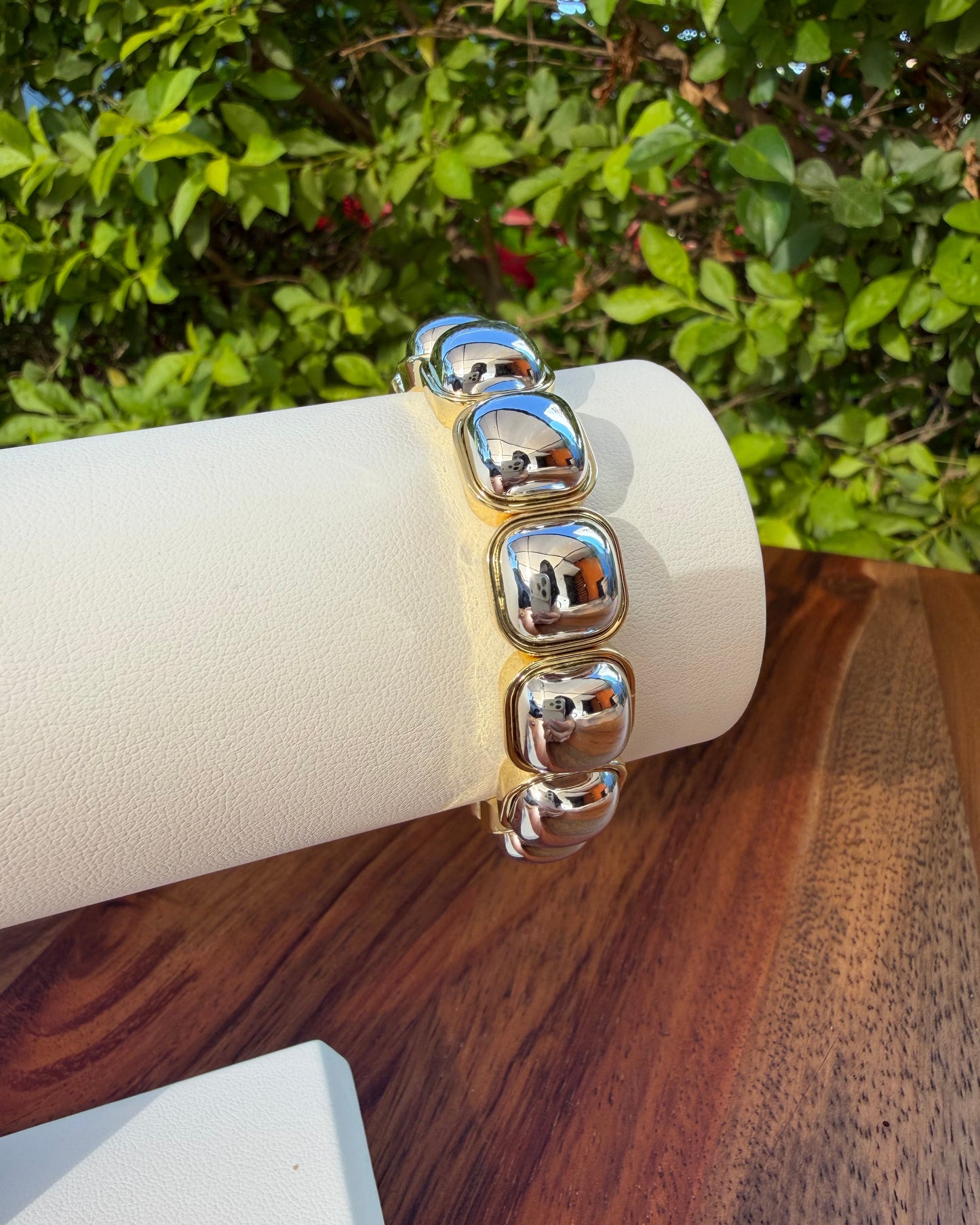 Pulsera Cuadro Plata