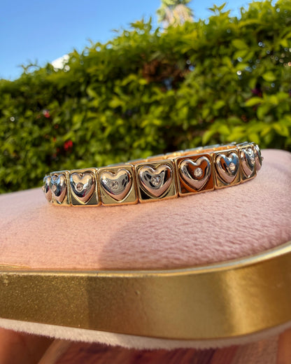 Pulsera Corazón Plata