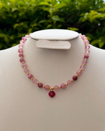 Collar Rosa Betas Dije