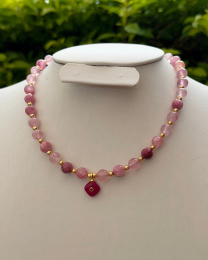 Collar Rosa Betas Dije