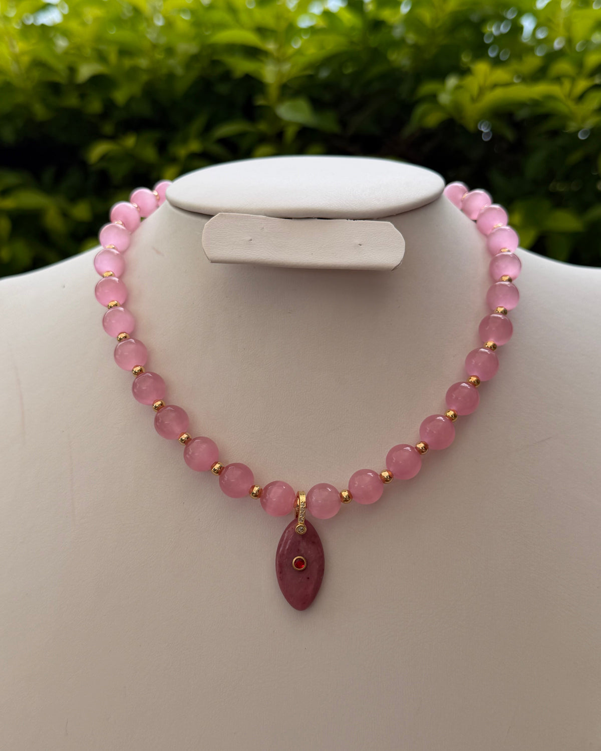 Collar Rosa Maxi Dije
