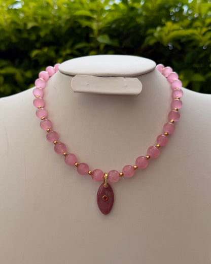 Collar Rosa Maxi Dije