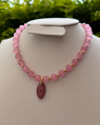 Collar Rosa Maxi Dije