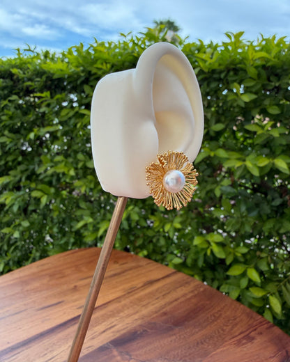 Arete Flor Perla