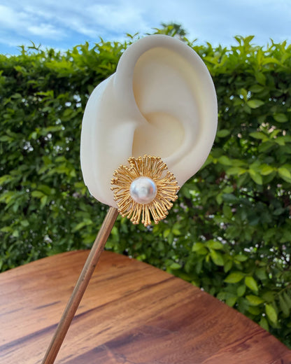 Arete Flor Perla