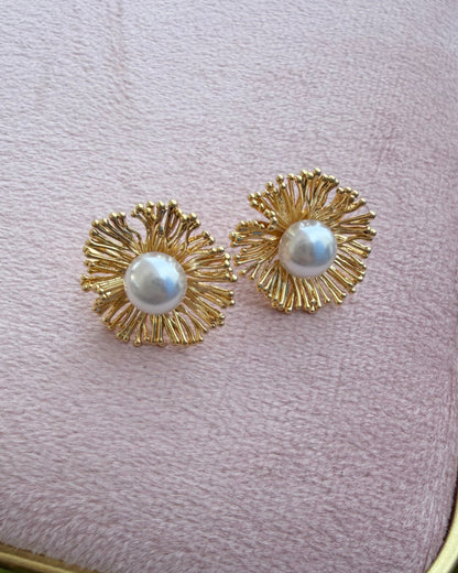 Arete Flor Perla