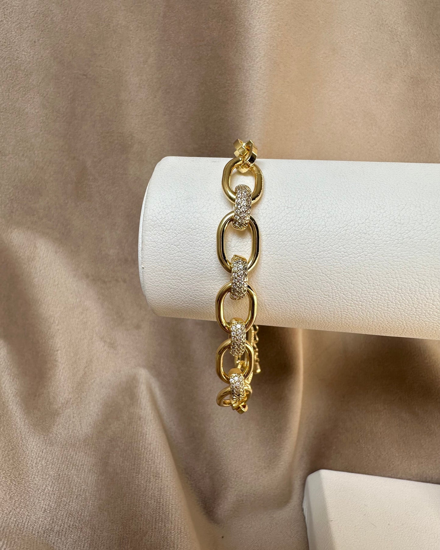 Pulsera Chunky Brillo