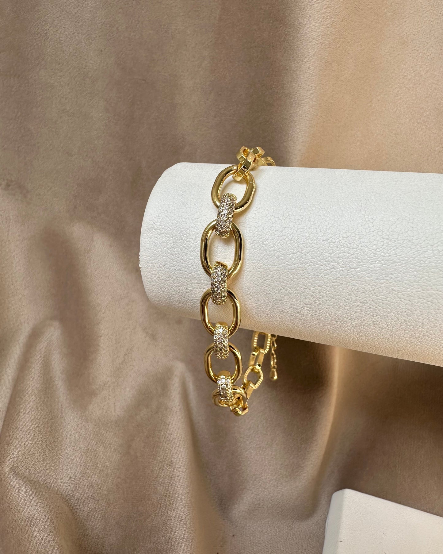 Pulsera Chunky Brillo