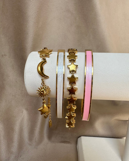 Pulsera Dura Rosa