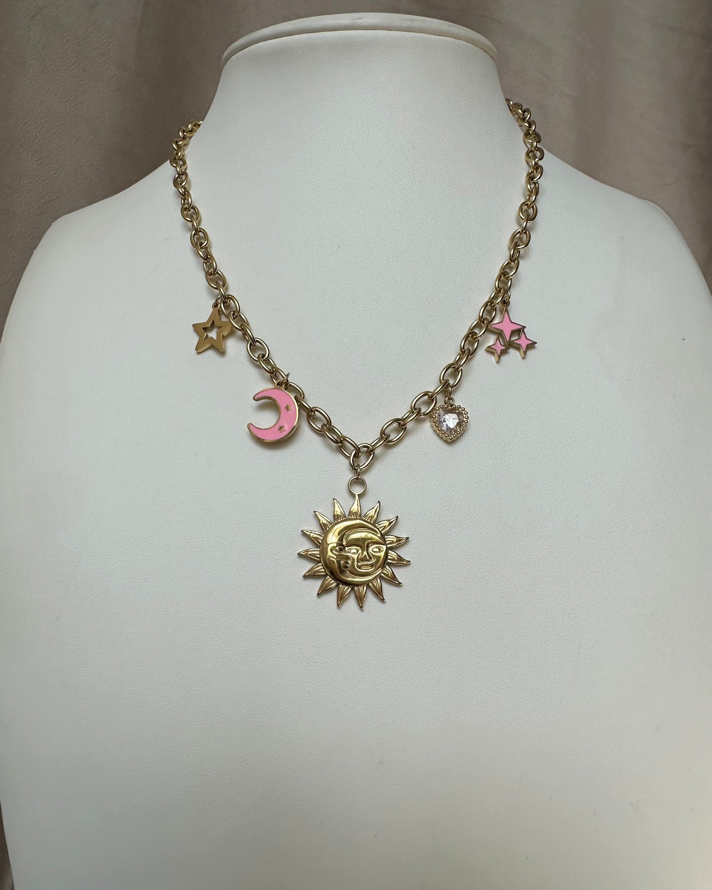 Collar Sol Rosa