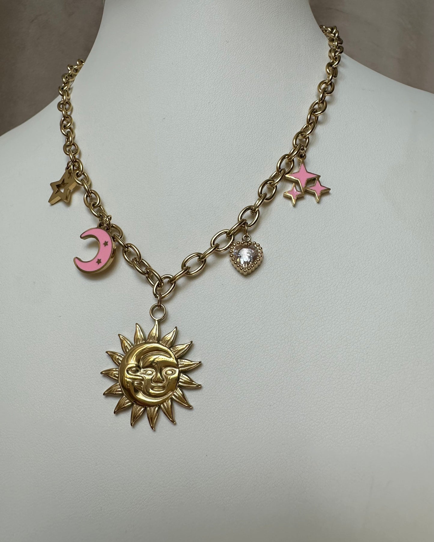 Collar Sol Rosa