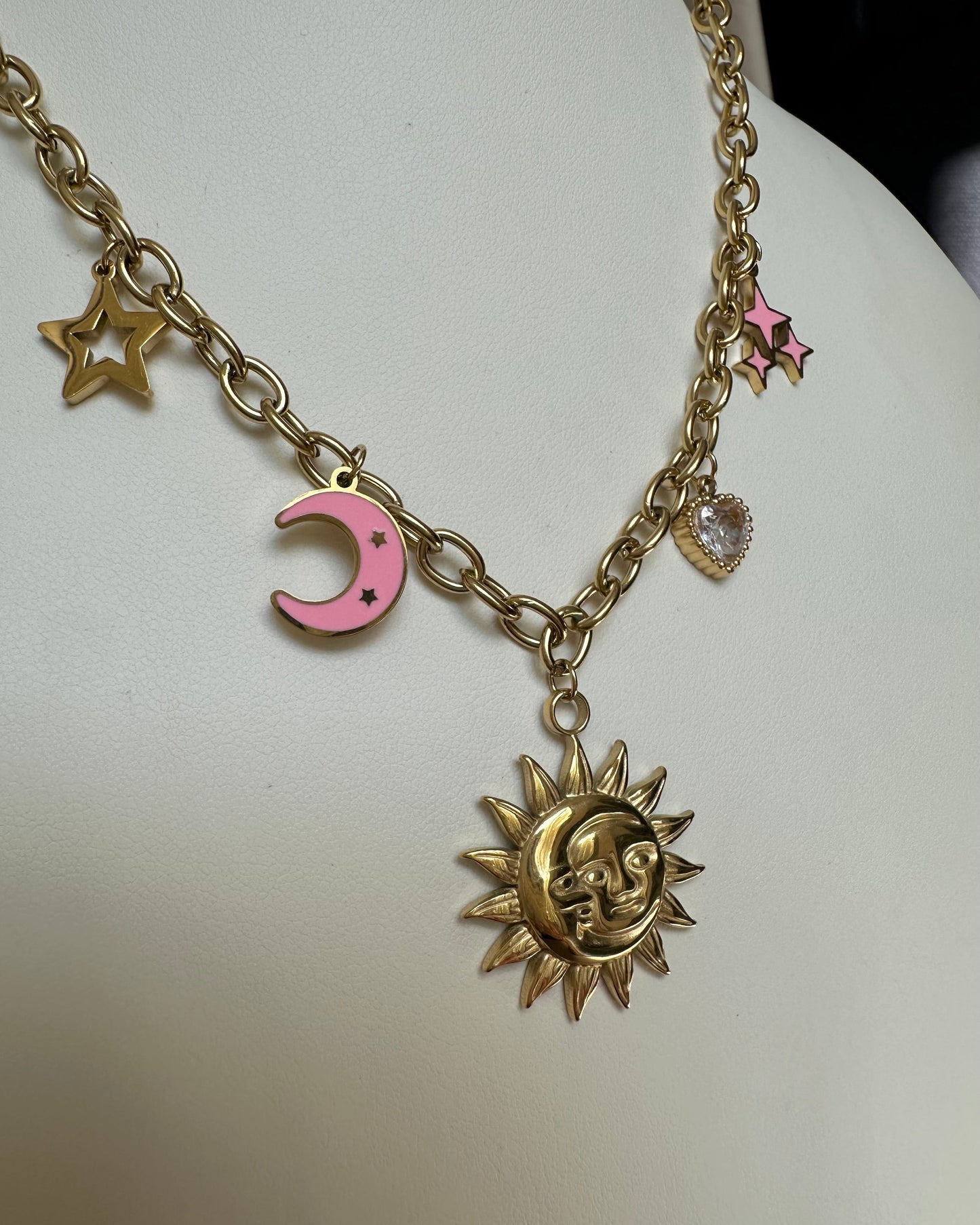 Collar Sol Rosa