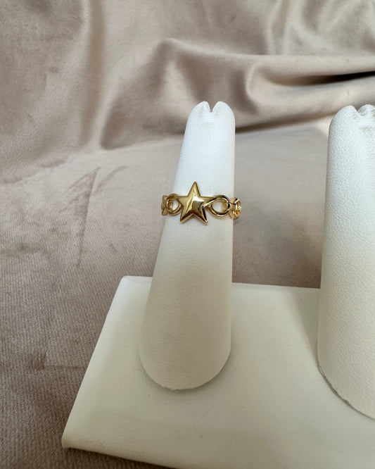 Anillo Estrella Liso