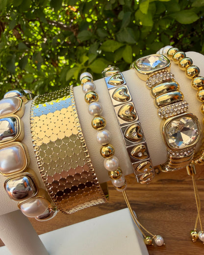 Pulsera Cuadro Brillo
