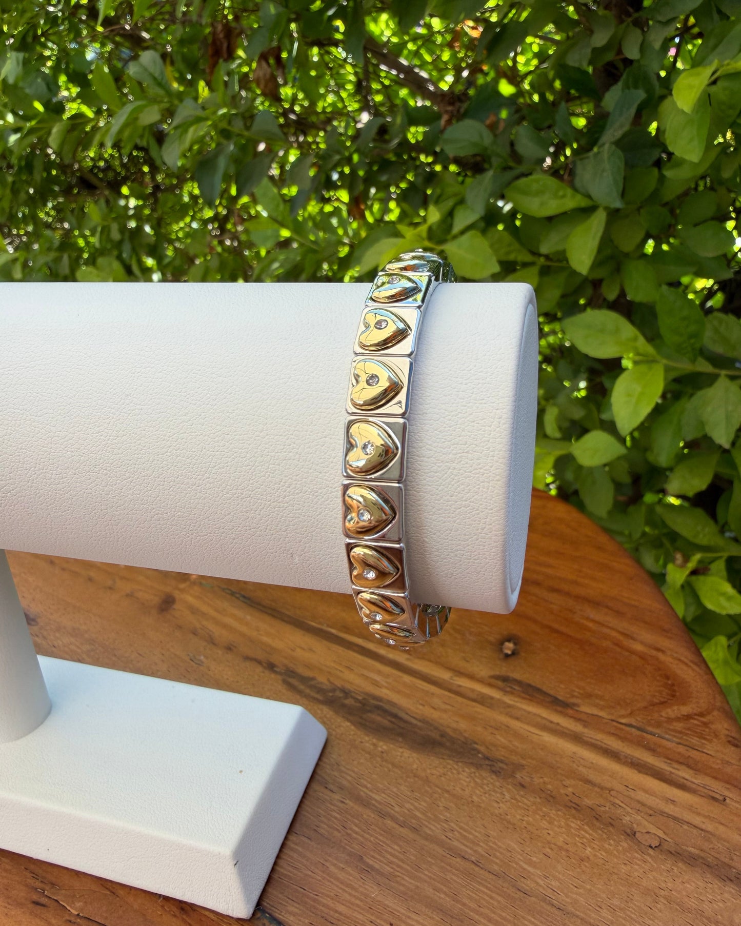 Pulsera Corazón Dorado