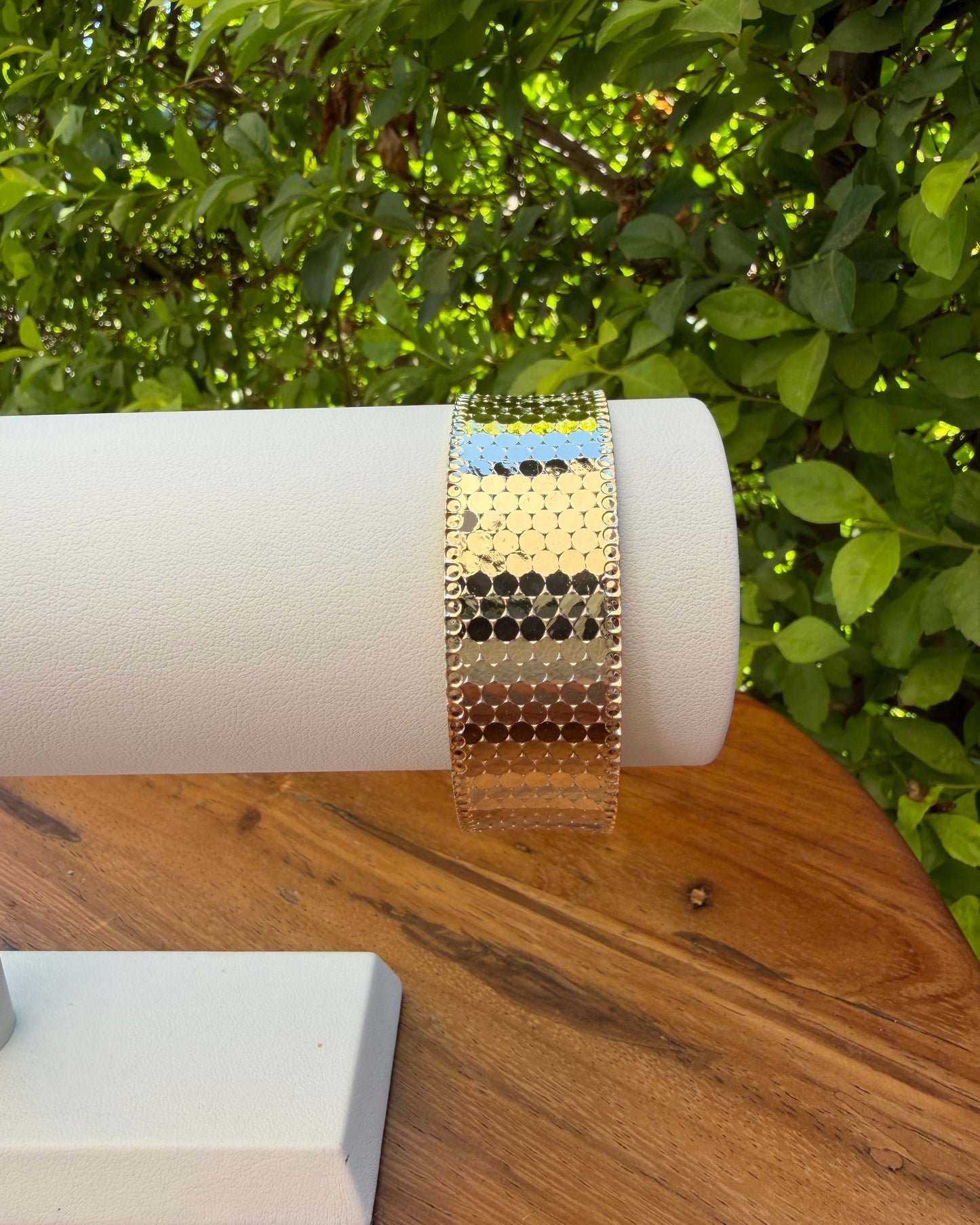 Pulsera Gruesa Grabada