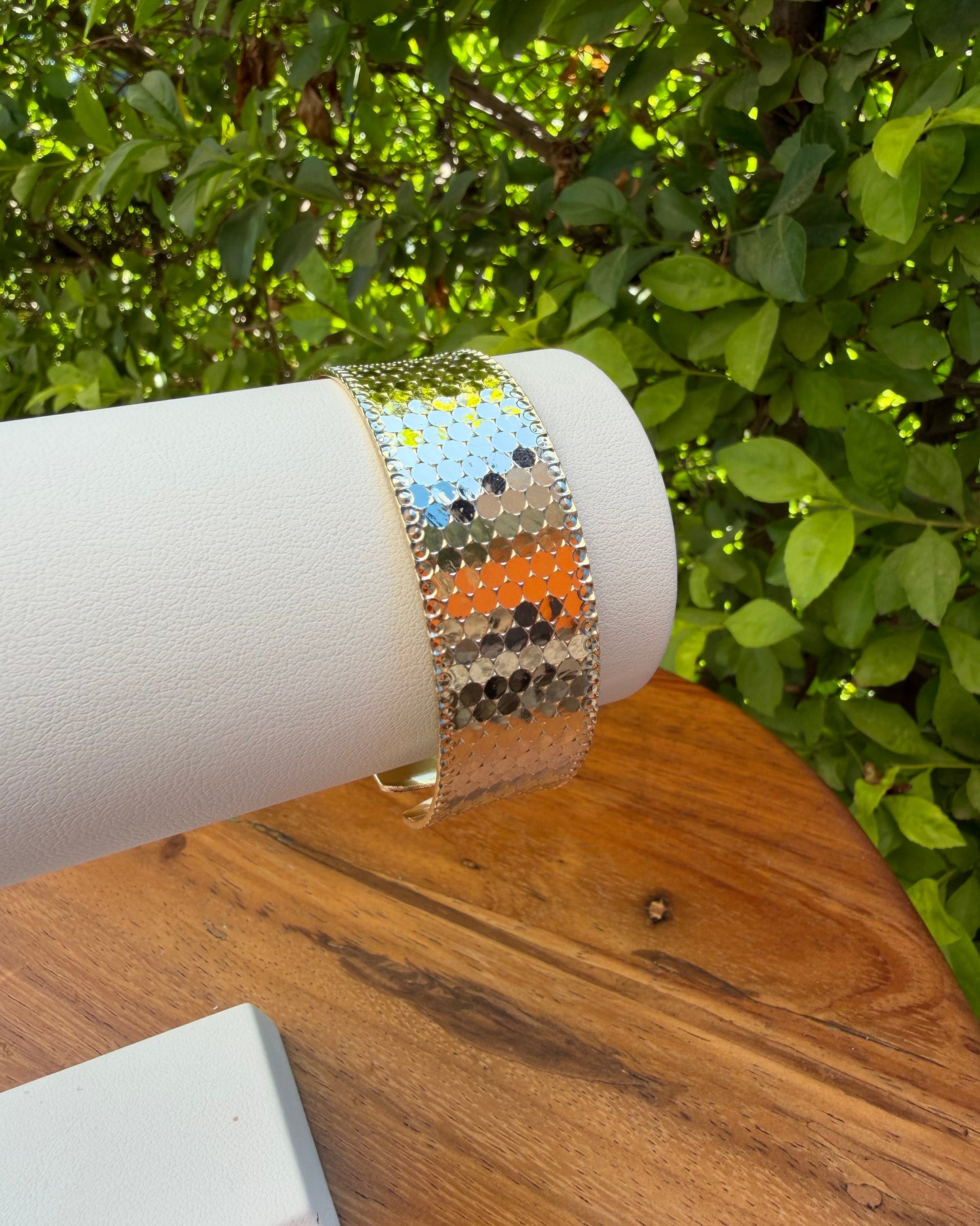 Pulsera Gruesa Grabada