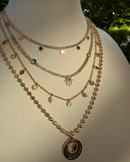 Collar Estrellas Brillo
