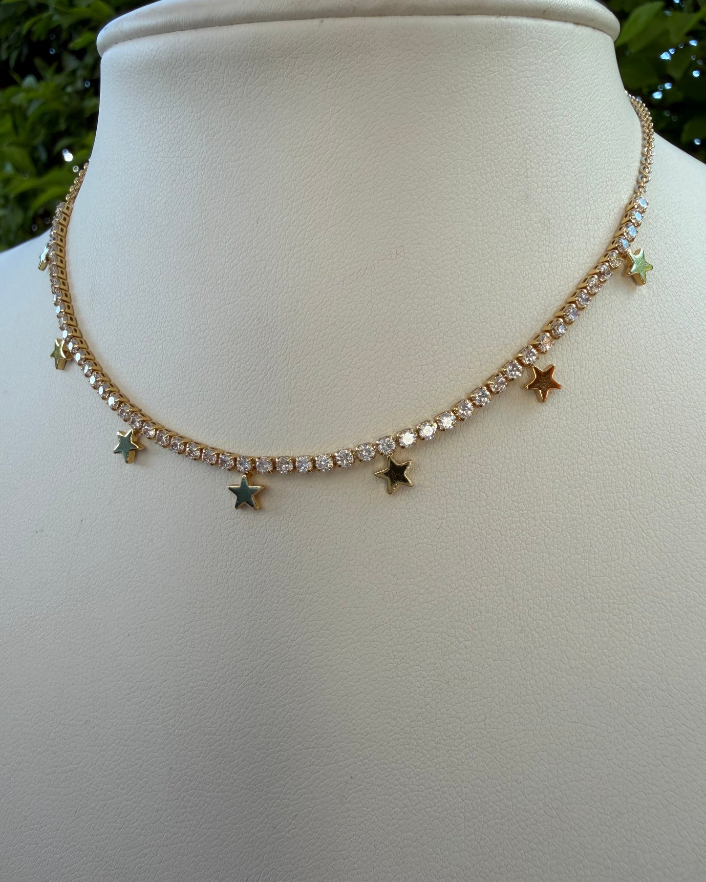 Collar Estrellas Brillo
