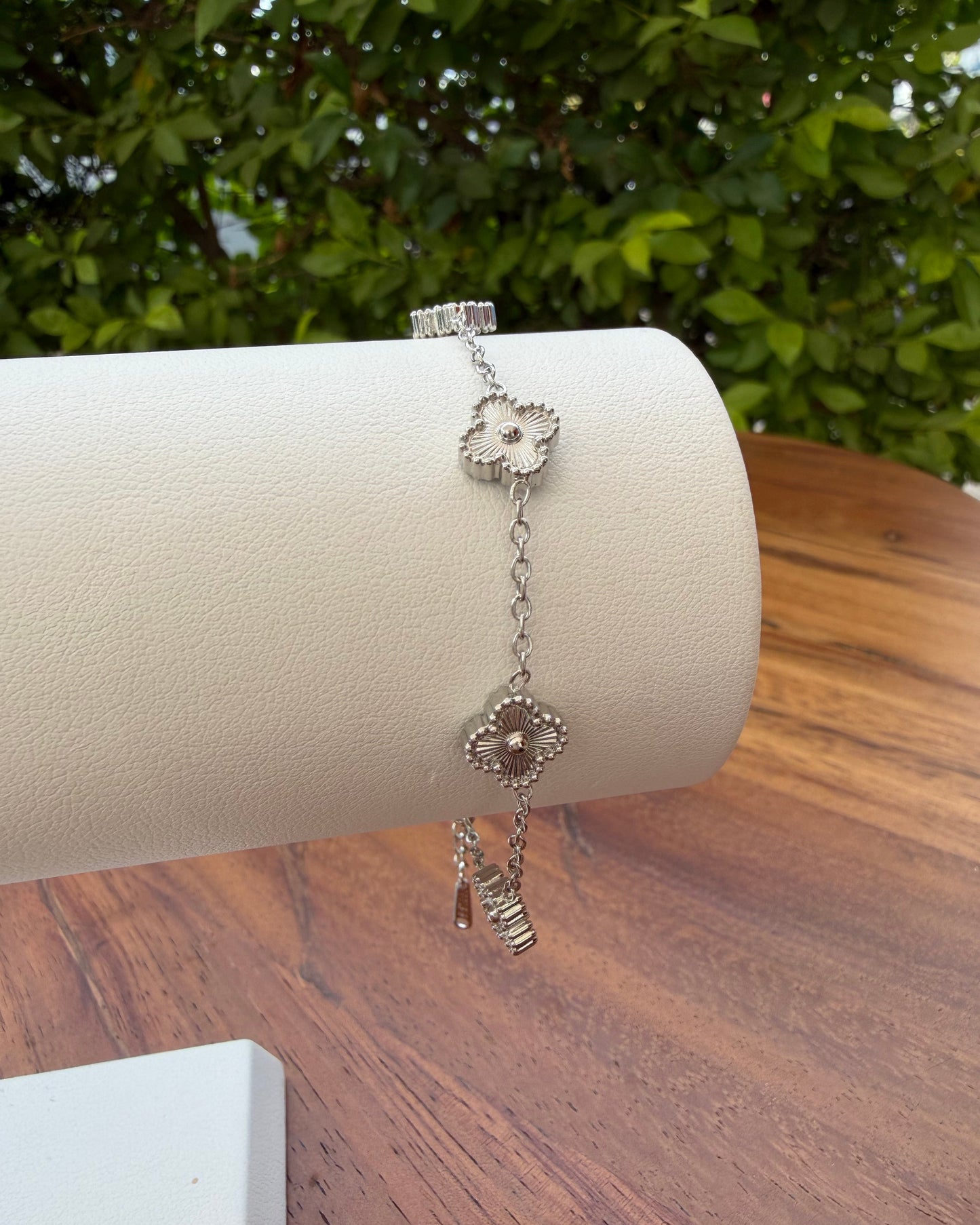 Pulsera Dupe Van Cleef Plata Ch