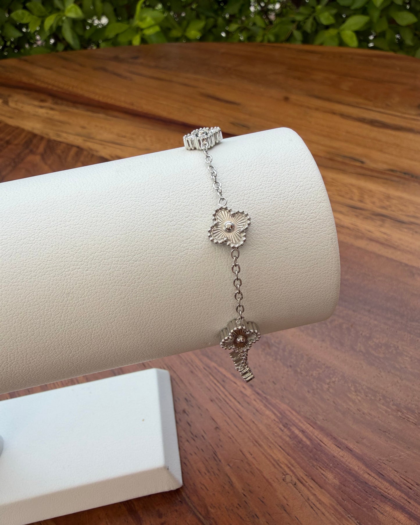 Pulsera Dupe Van Cleef Plata Ch