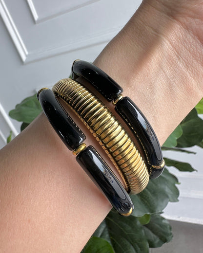 Pulsera Acrílico Negra Ch