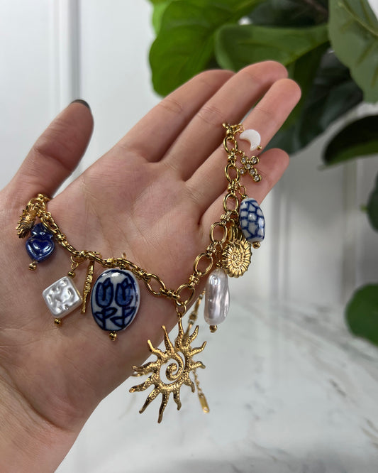 Collar Sol Azul