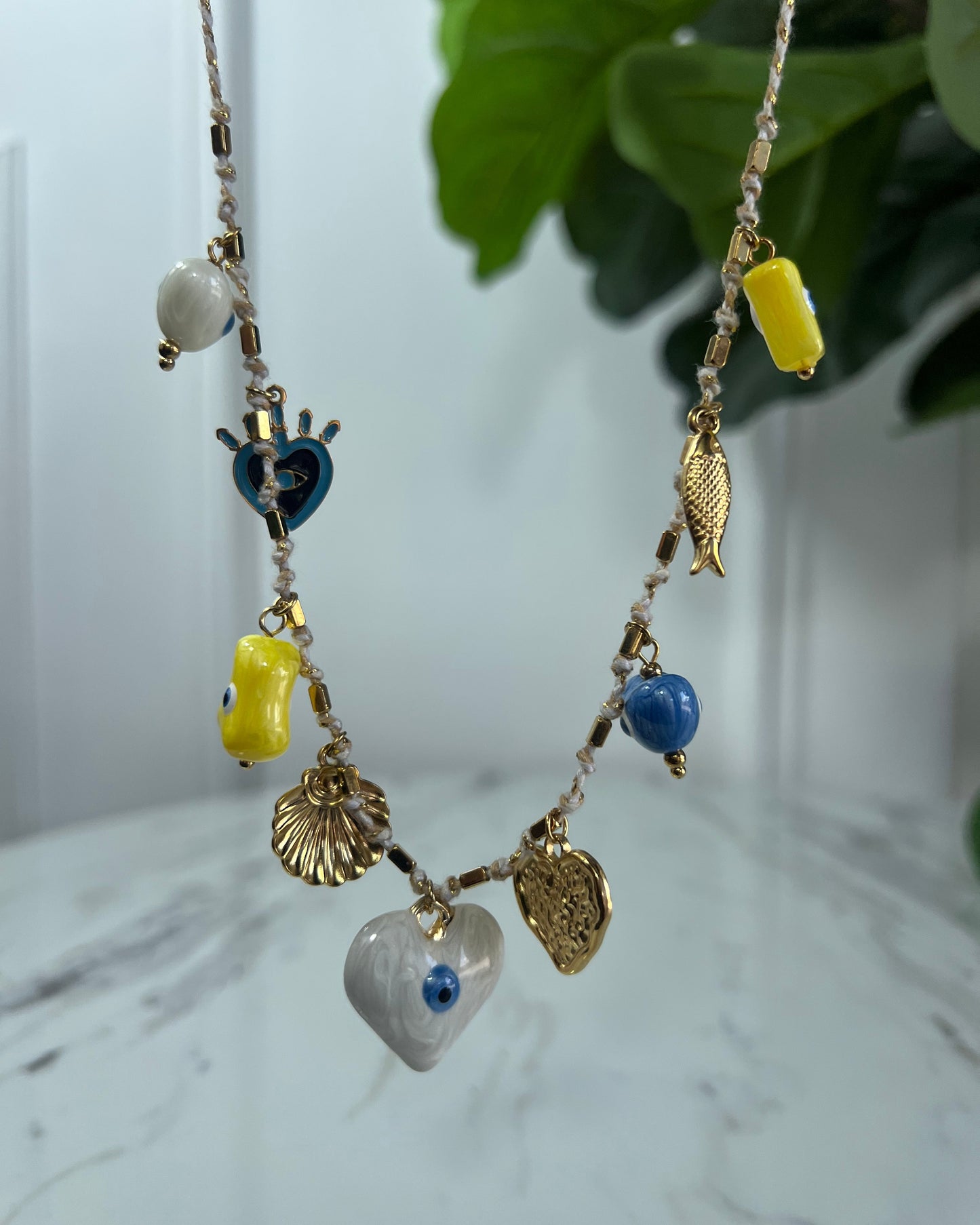 Collar Corazón Ojo