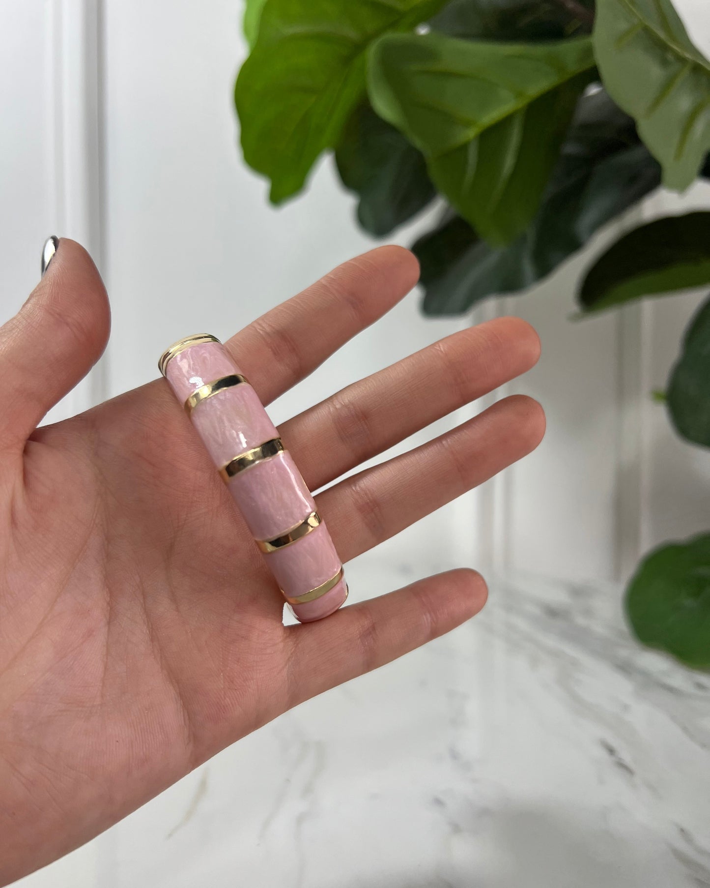 Pulsera Bloques Rosa
