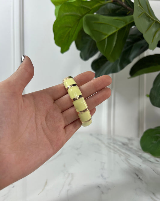 Pulsera Bloques Amarilla