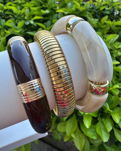 Pulsera Líneas Café