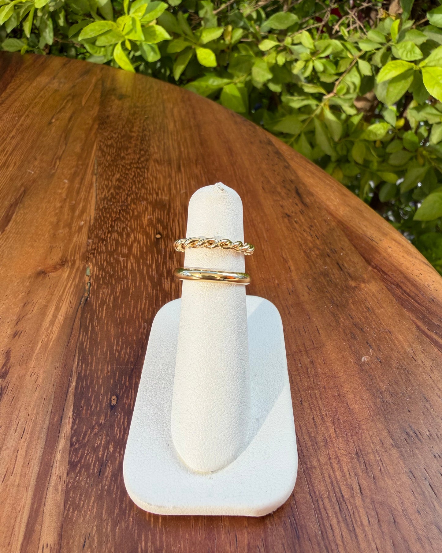 Anillo Doble Trenzado