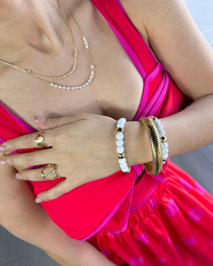 Collar Doble Perlas