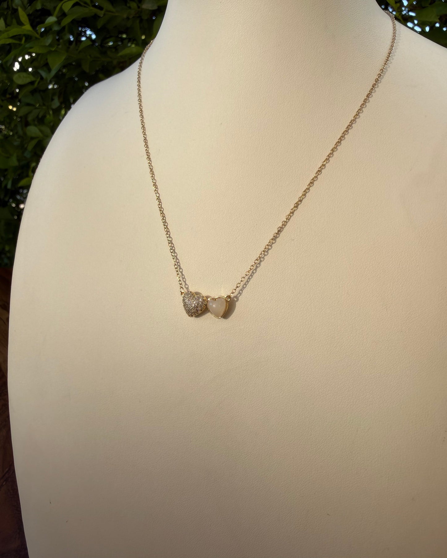 Collar Dos Corazones