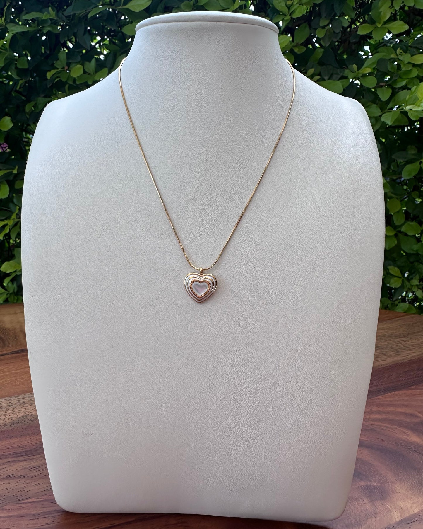 Collar Corazón Capas