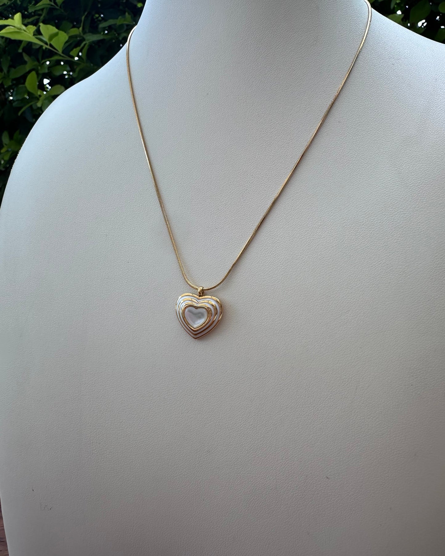 Collar Corazón Capas