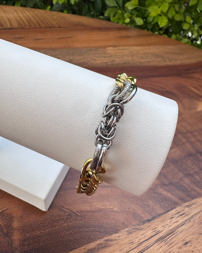 Pulsera Chunky Bicolor