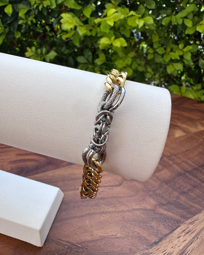 Pulsera Chunky Bicolor