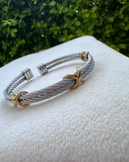 Pulsera Plata X