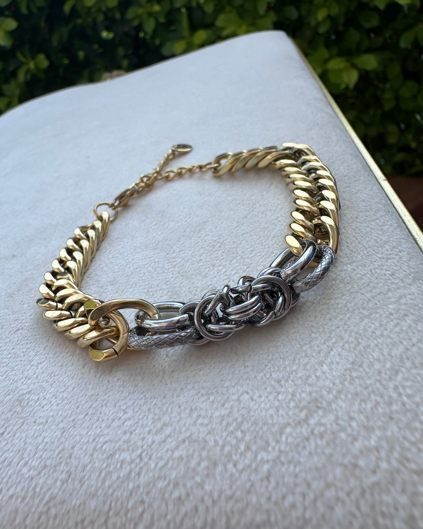 Pulsera Chunky Bicolor