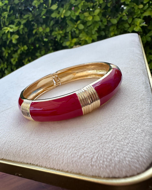 Pulsera Bloques Roja