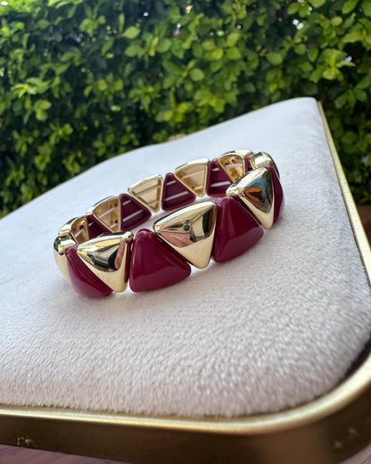 Pulsera Triángulo Roja