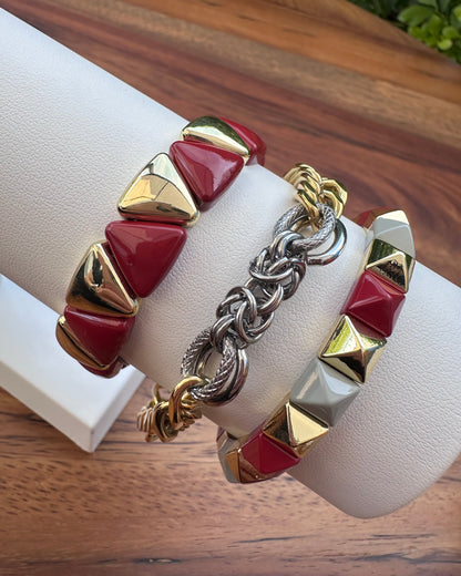 Pulsera Triángulo Roja