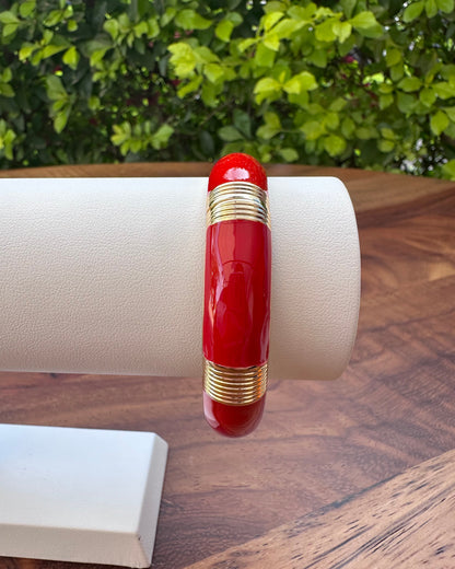 Pulsera Bloques Roja