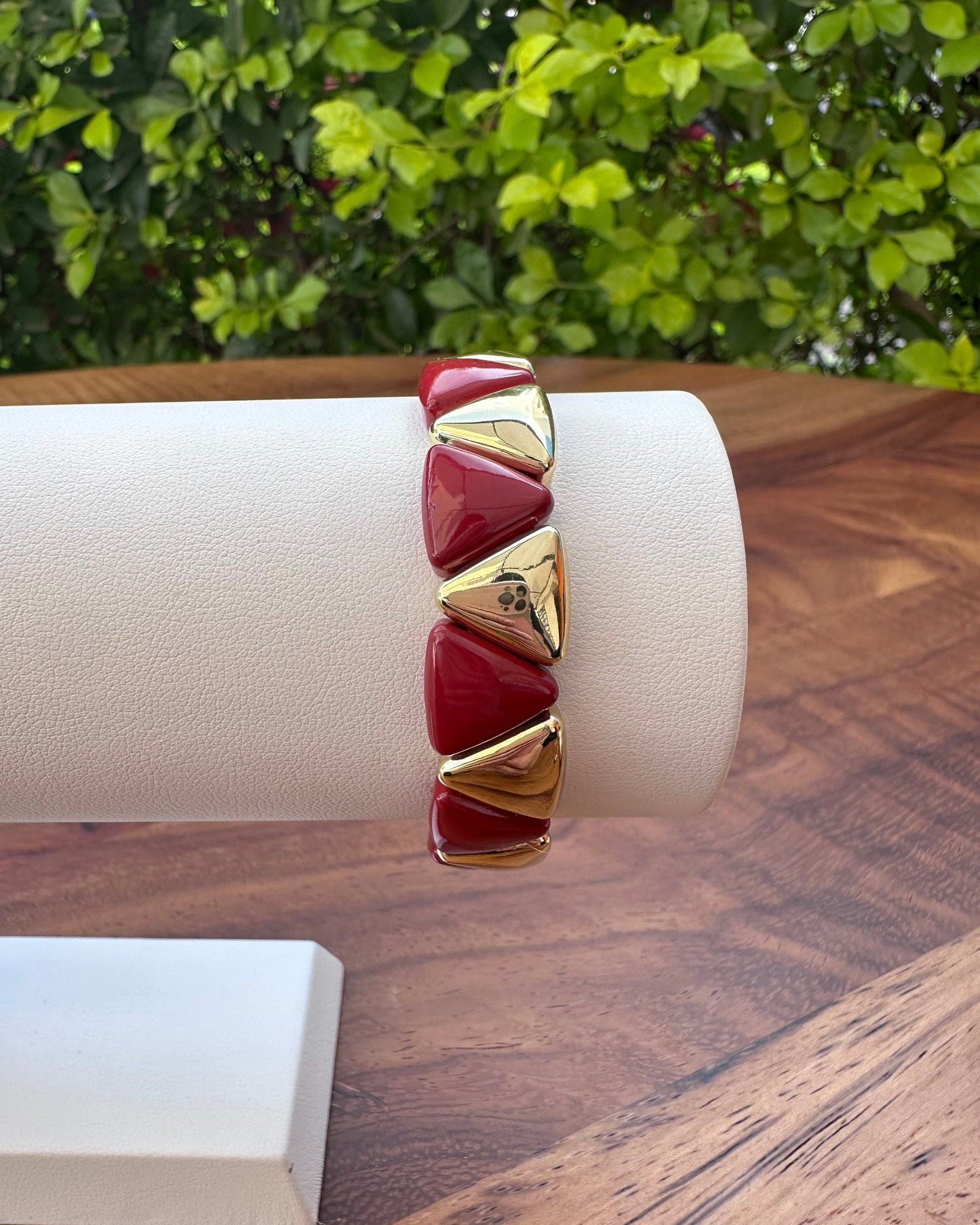 Pulsera Triángulo Roja