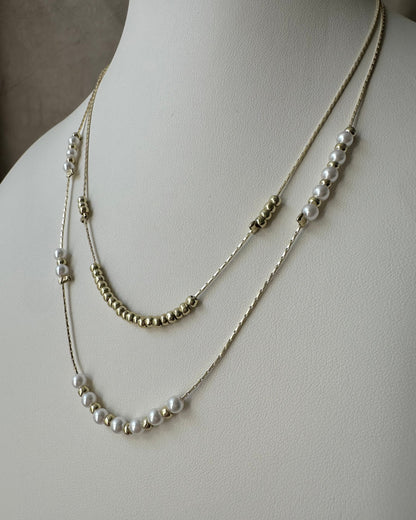 Collar Doble Perlas