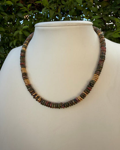 Collar Piedras Verde
