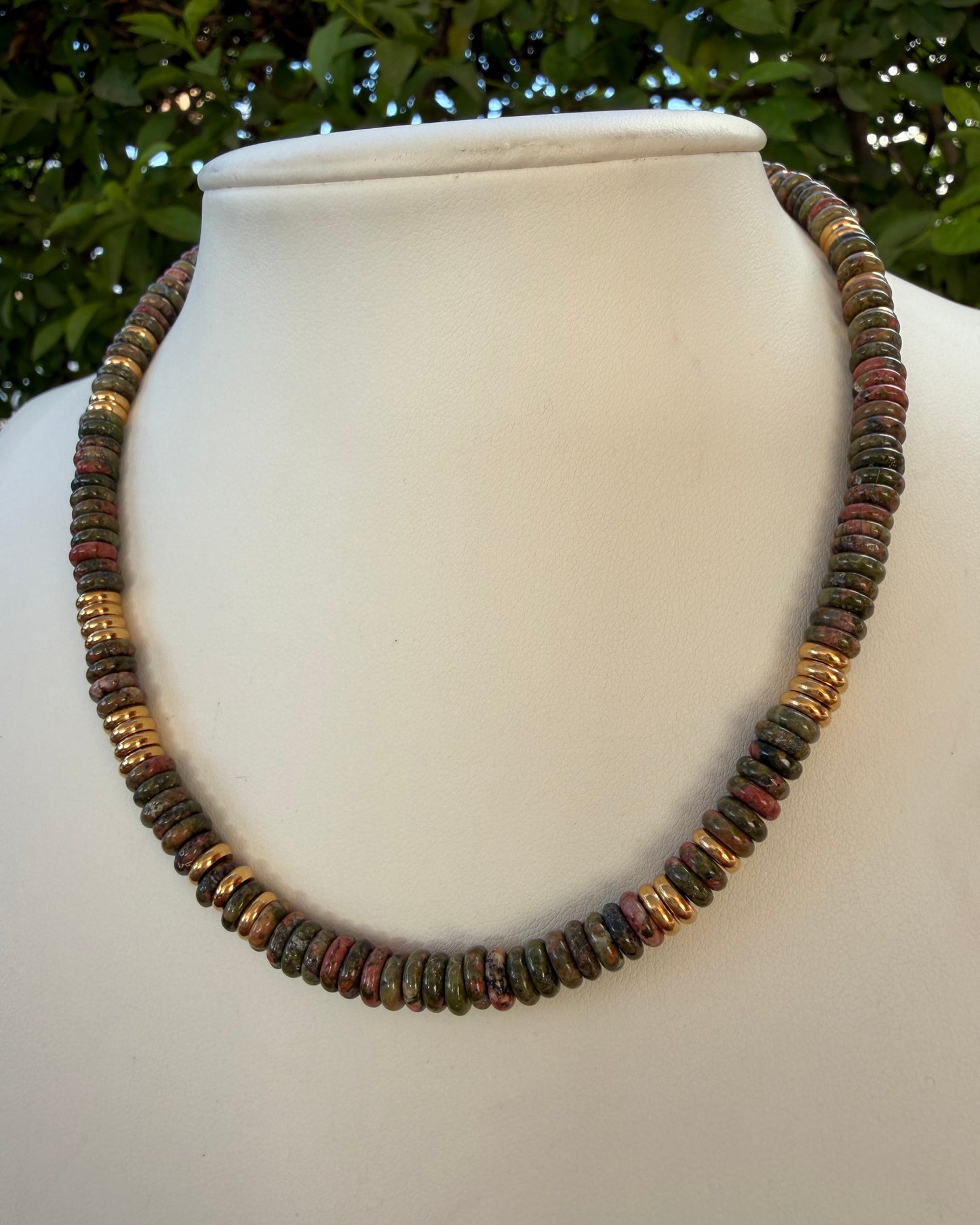 Collar Piedras Verde