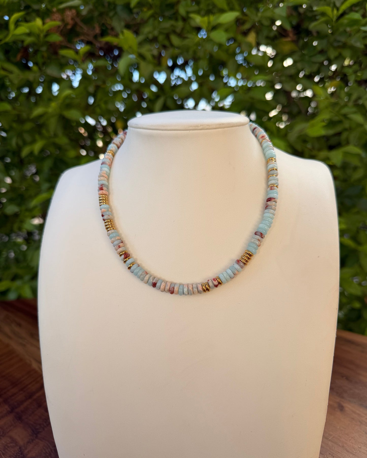 Collar Piedras Azules